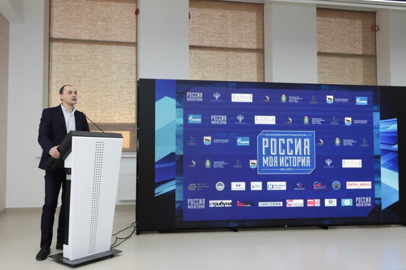 Светодиодные экраны в мультимедийном парке «Россия — моя история»