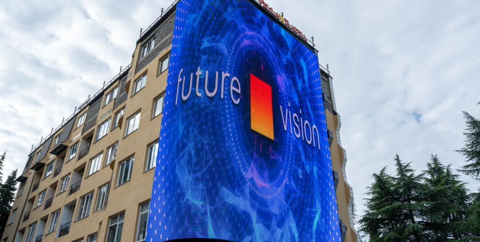 LED медиафасад для отеля Villa Rauza